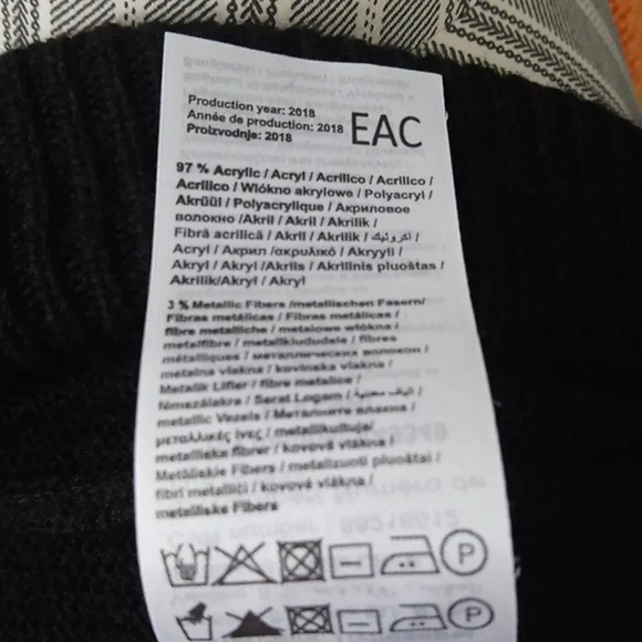 Jacqueline de Yong Knit Sweater, Gold/Black, S - Picture 7 of 7